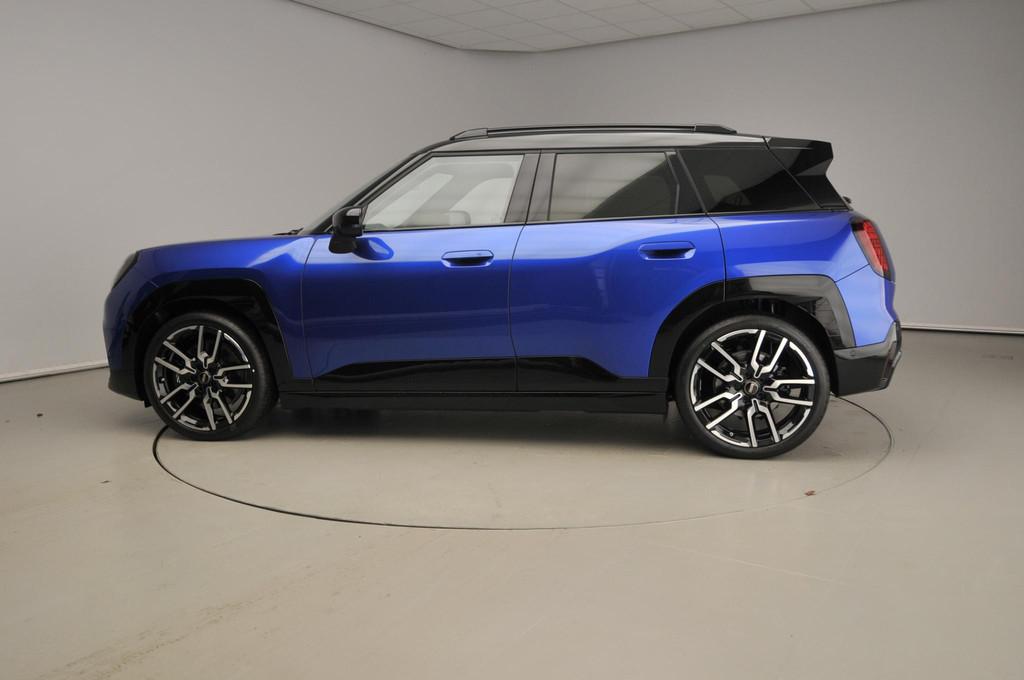 MINI Aceman SE Classic M Pakket, Auto's, Mini, Zwart, Blauw, Leder en Stof, Automatische klimaatregeling