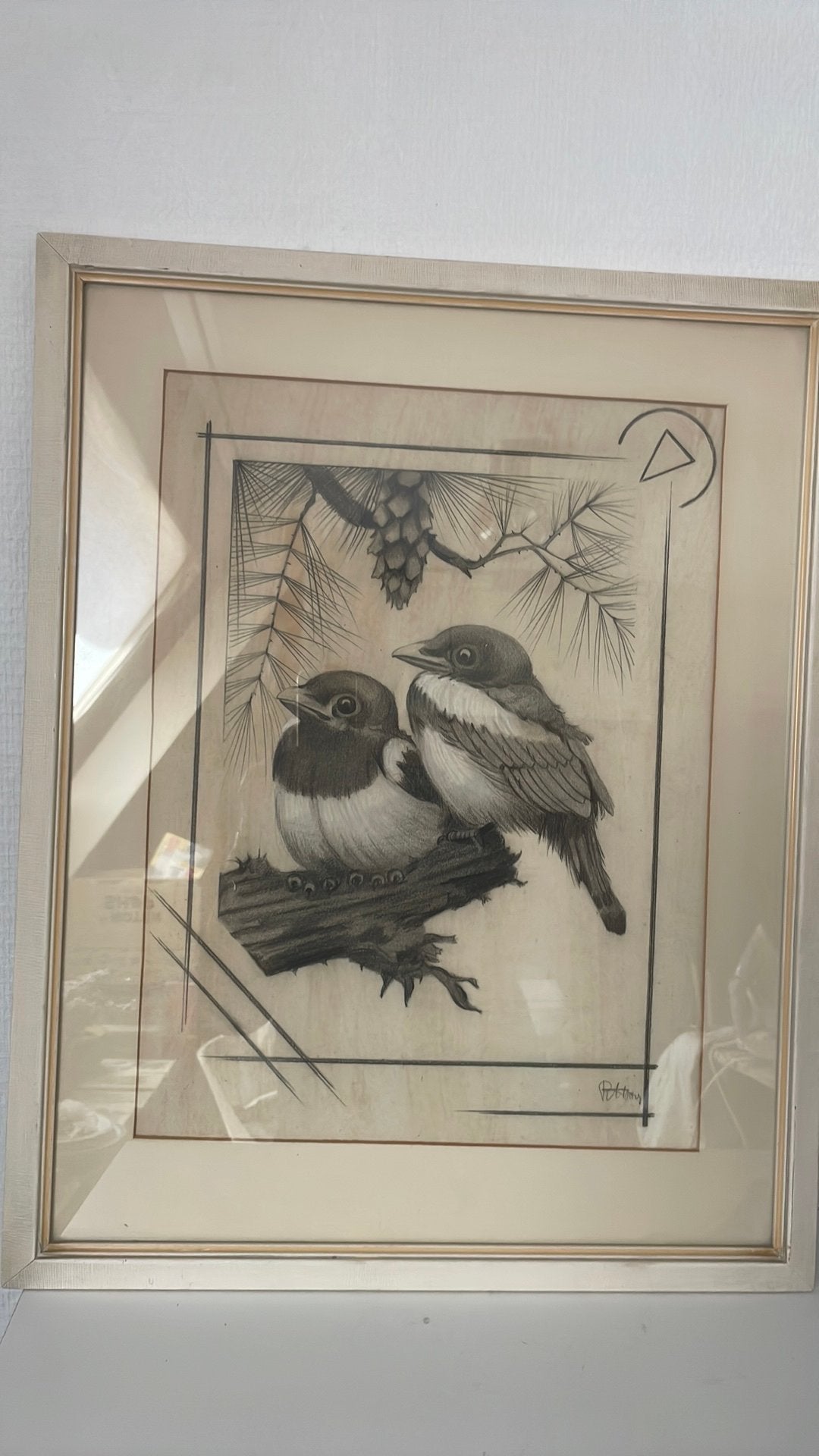 Vintage tekening, Antiek en Kunst, Ophalen, Tekening
