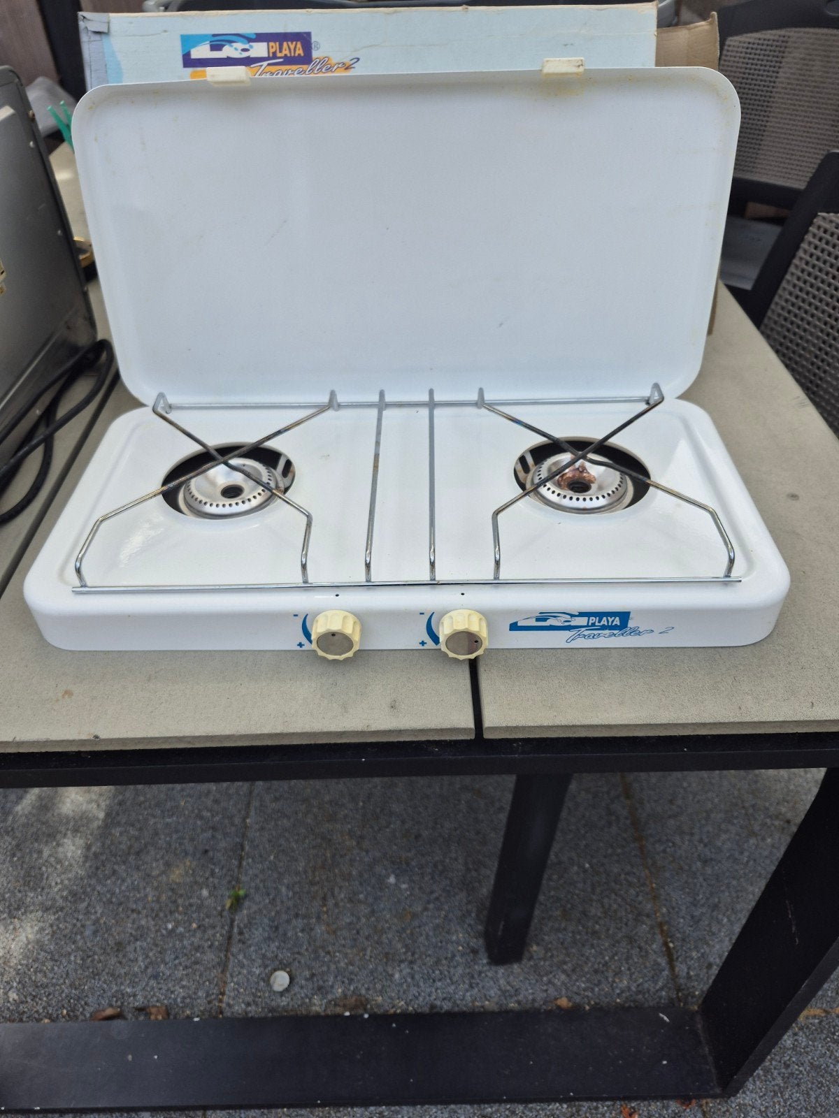 Camping gasstel, Caravans en Kamperen, Kampeeraccessoires, Ophalen of Verzenden, Gebruikt
