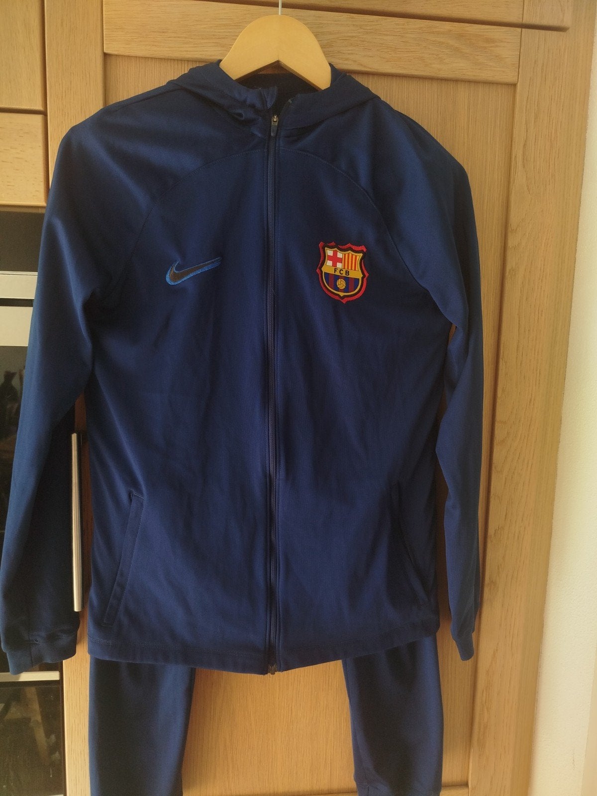 FC Barcelona Trainingspak Nike Dri-Fit Maat XL (158-170 cm), Maat XS of kleiner, Ophalen of Verzenden, Gebruikt, Trainingspak
