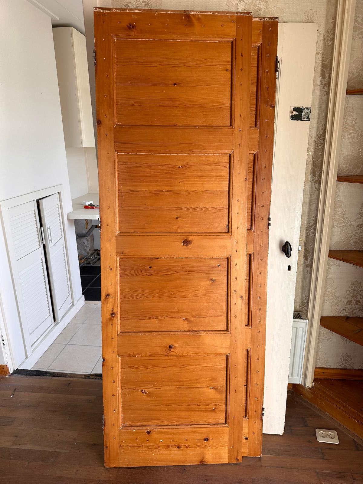 Originele houten bedsteedeuren – 2 stuks, Huis en Inrichting, Ophalen, Zo goed als nieuw