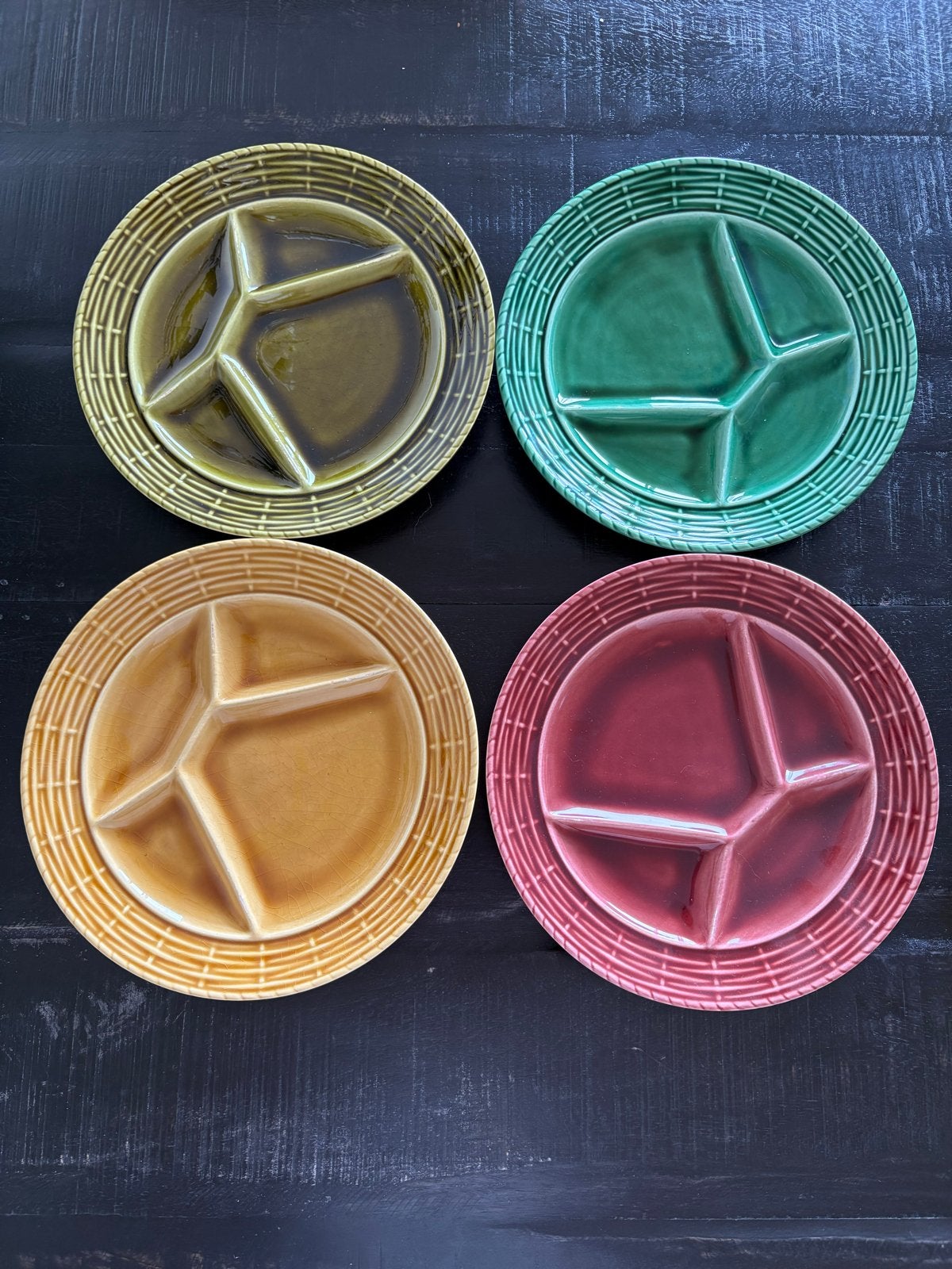 Set van 4 vintage Sarreguemines serveerschalen, Ophalen