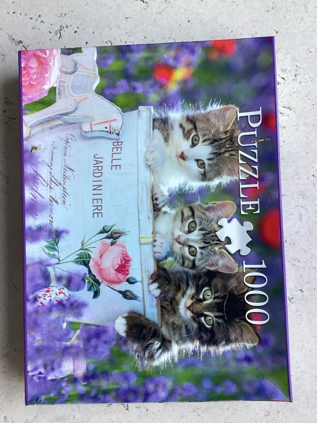 Leuke legpuzzel met kittens - 1000 stukjes, Ophalen, 500 t/m 1500 stukjes, Zo goed als nieuw, Legpuzzel