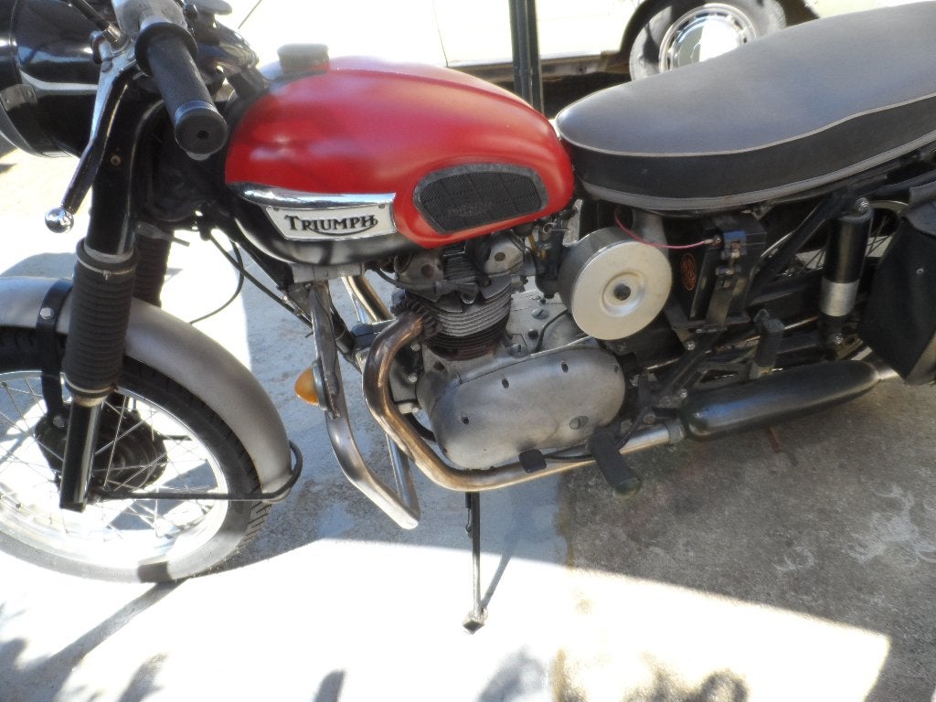 Triumph oldtimer motor 350 cc twin  b.j. 1967, 2 cilinders, Motorrijbewijs A, Gebruikt, Toermotor
