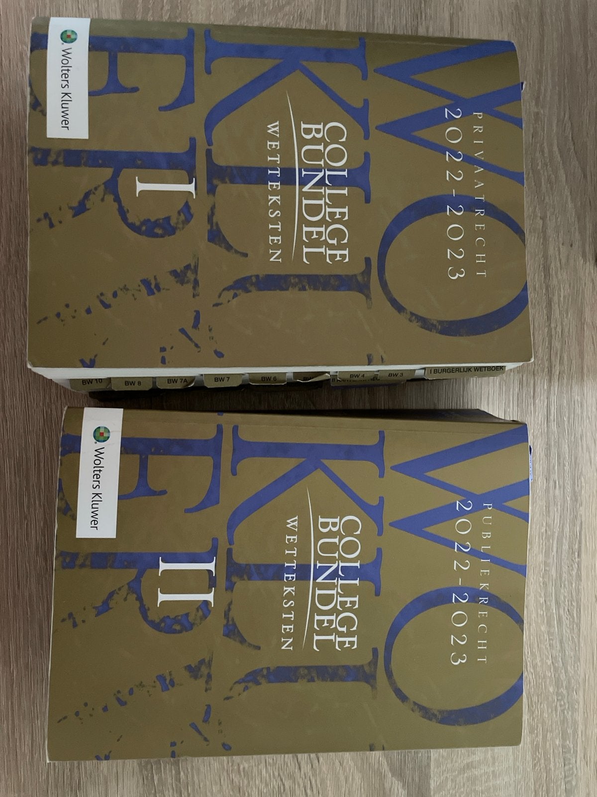 Collegebundel 22-23 Boek 1 & 2 - Wolters Kluwer, Boeken, Studieboeken en Cursussen, Ophalen of Verzenden, Gamma, Zo goed als nieuw
