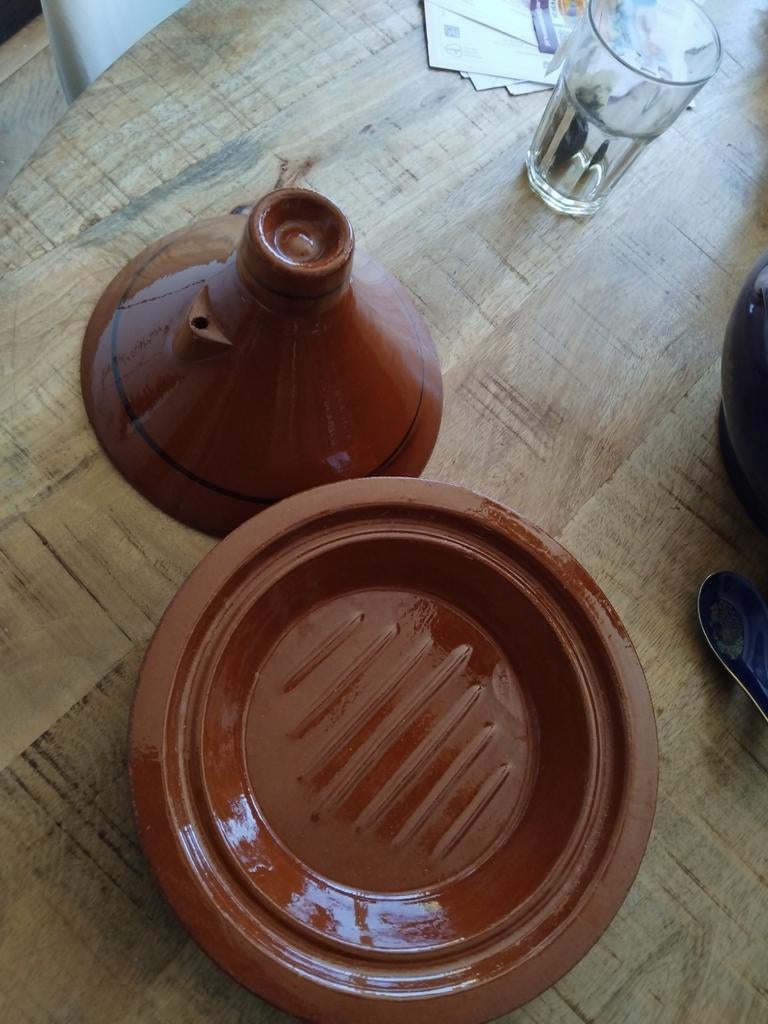 Tajine schaal met deksel, Ophalen of Verzenden