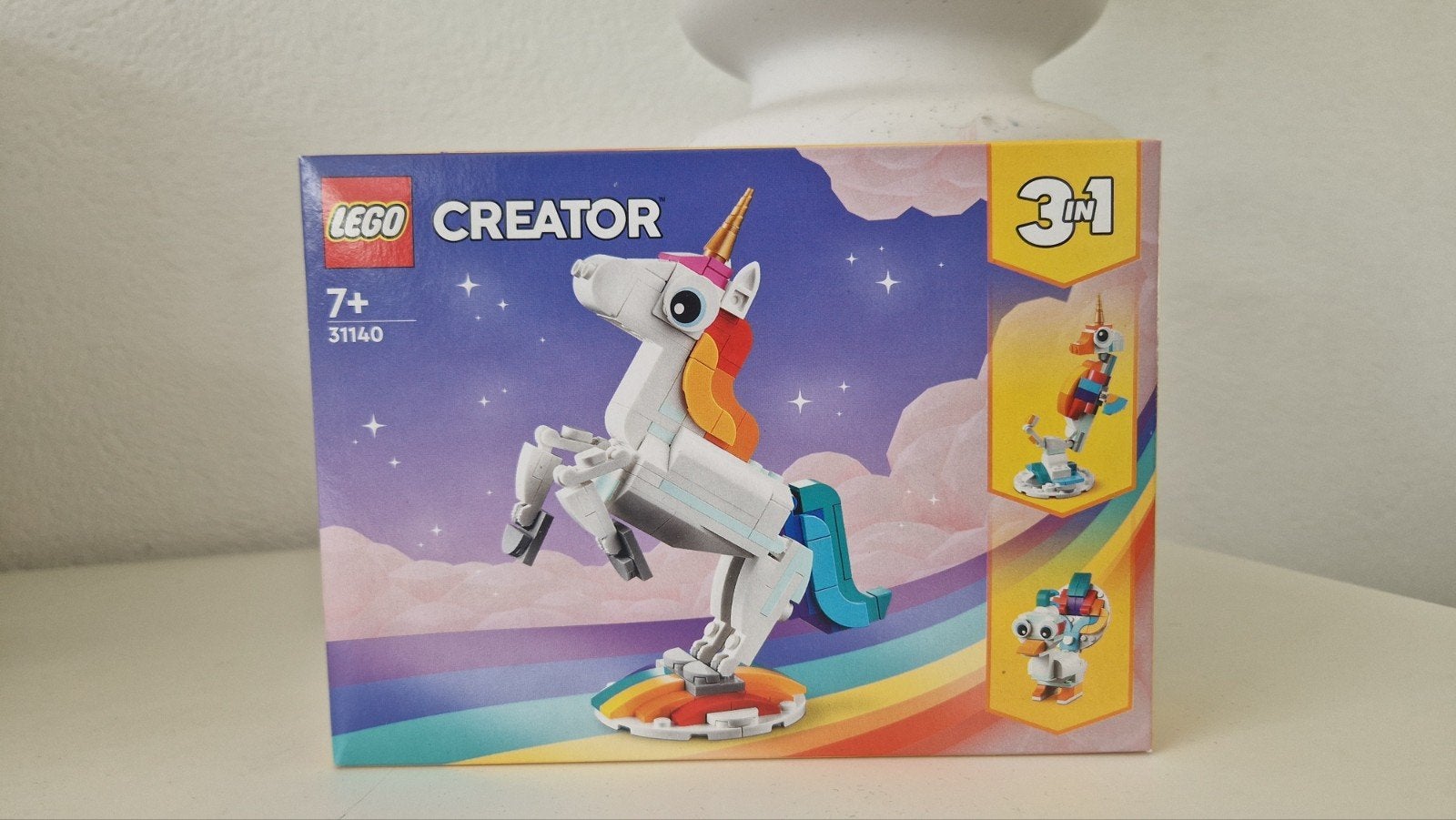LEGO Creator 31140 Magisch Eenhoorn 3-in-1 set, Lego, Nieuw, Ophalen of Verzenden, Ongeopend/sealed