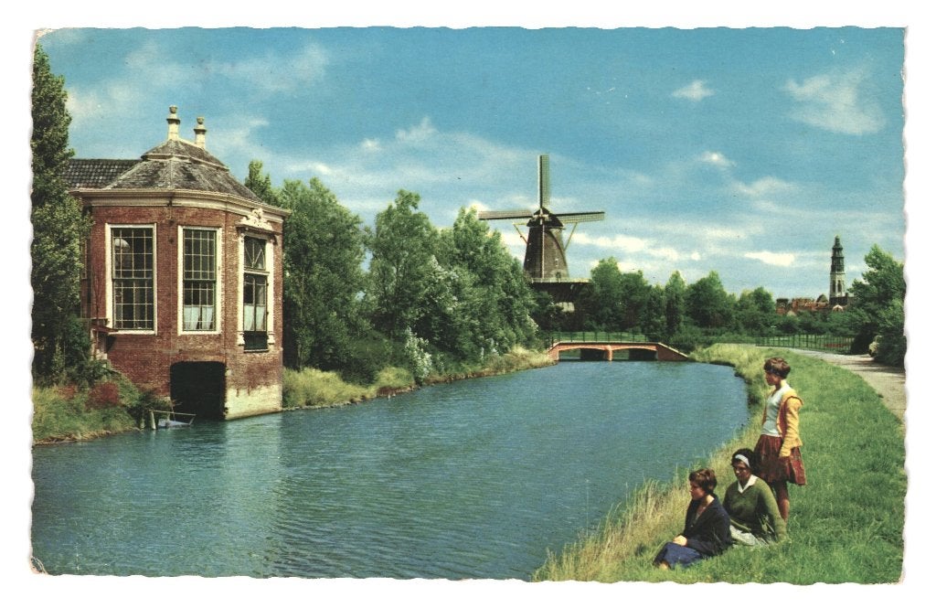 947129 Middelburg Zeeland 1962 Theehuis Gelopen met zegel, Ophalen of Verzenden, 1960 tot 1980, Gelopen, Zeeland