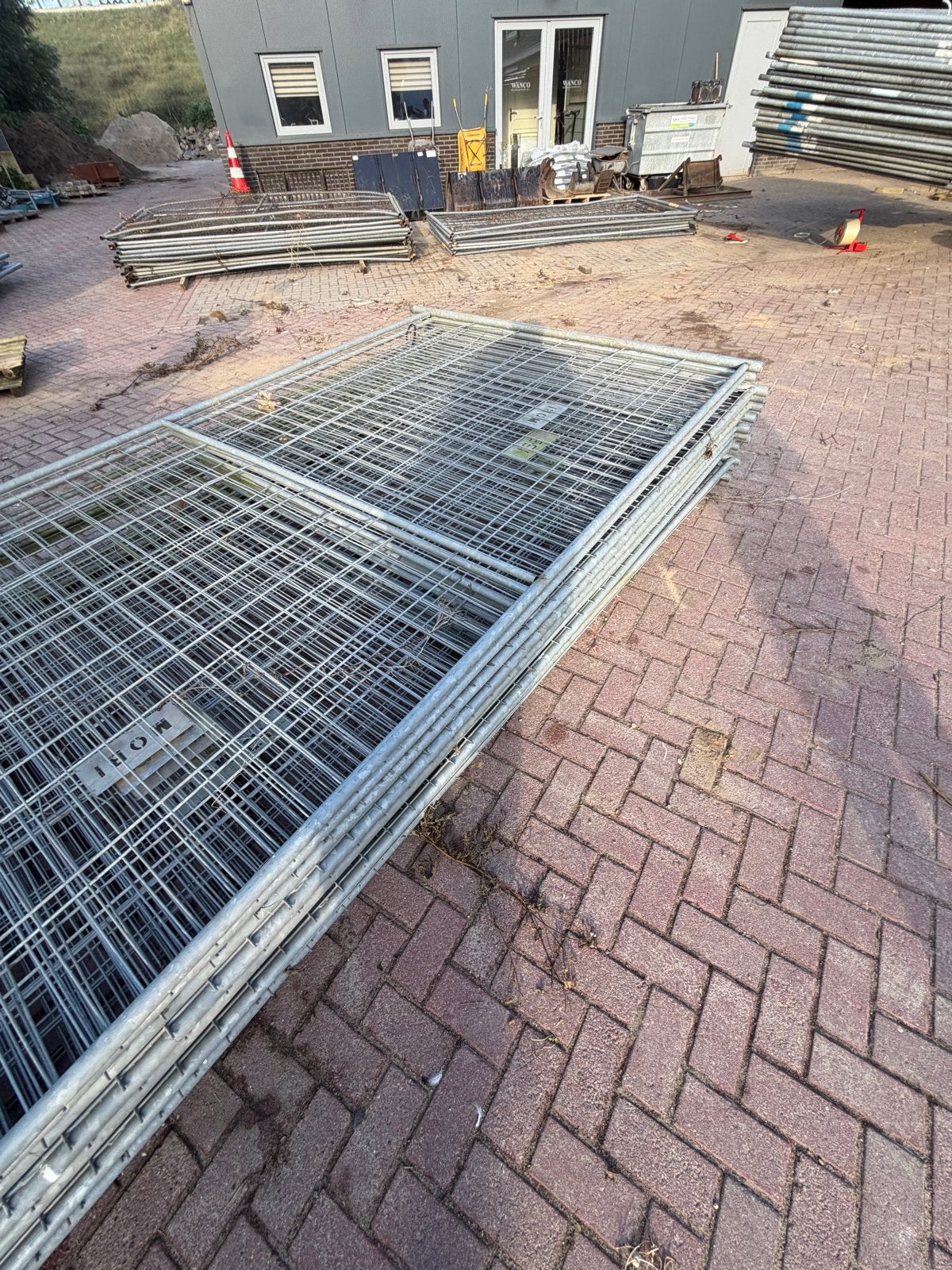 Bouwhekken heras extra dik extra stevig met midden bus  81, Ophalen, Gebruikt, Overige typen