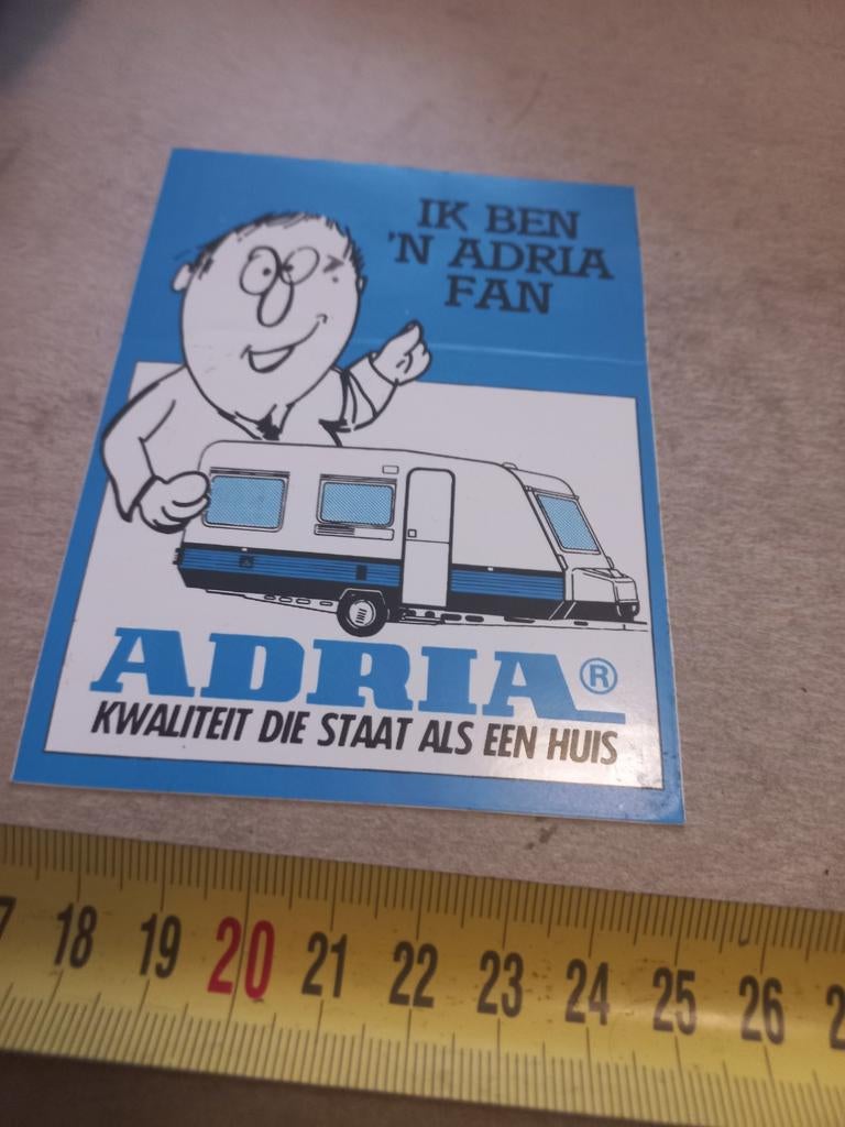 Ik ben n, adria fan, Ophalen of Verzenden, Zo goed als nieuw