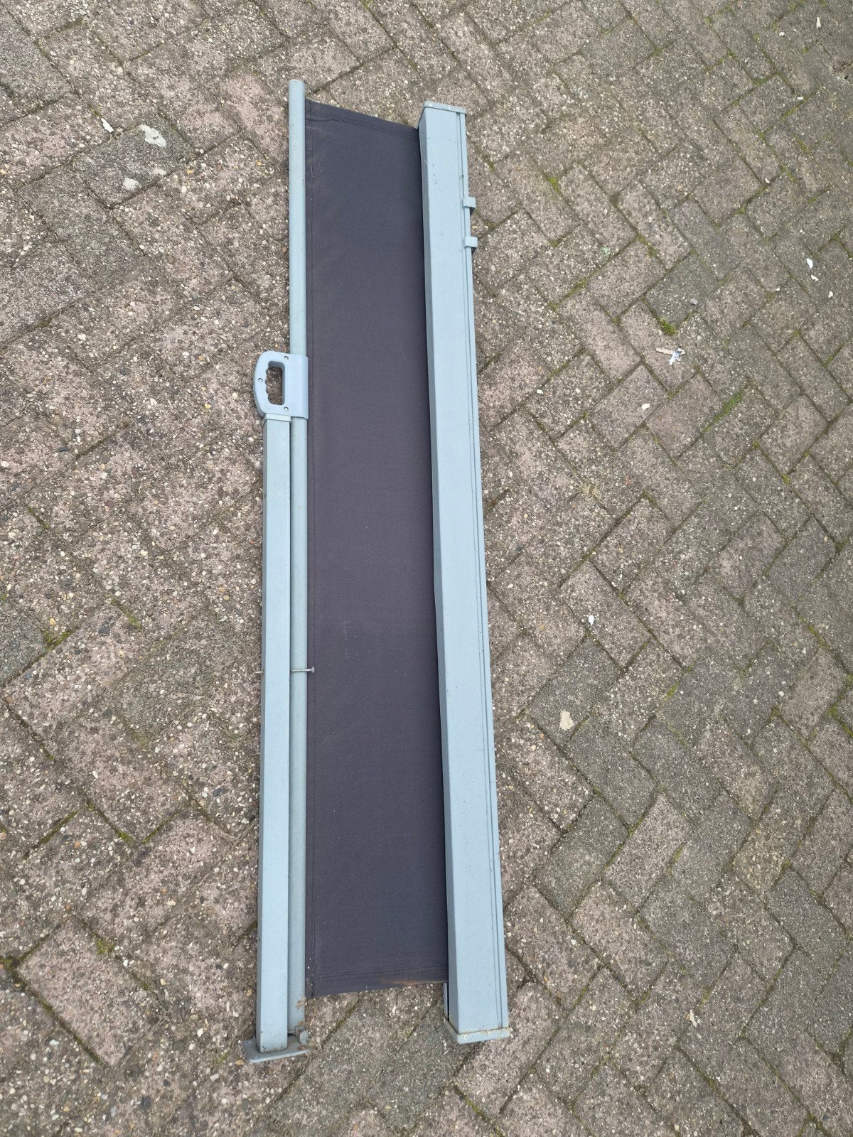 Uittrekbaar windscherm - 170 cm hoog - Gebruikt maar goed, Caravans en Kamperen, Ophalen, Uittrekbaar, Gebruikt