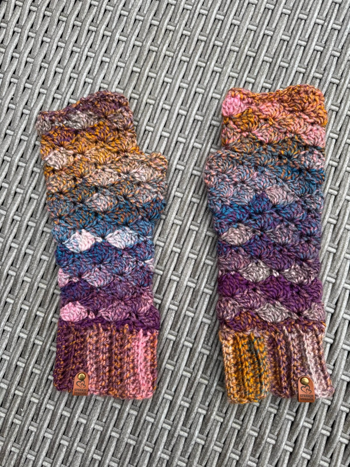 Handgemaakte vingerloze handschoenen, Ophalen of Verzenden, Nieuw, Maat 38/40 (M), Handschoenen