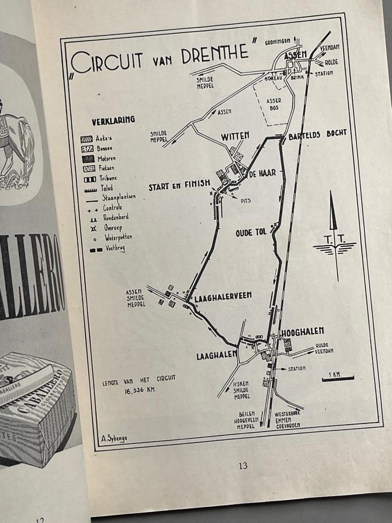 Programma Gedenkboek TT Assen 8 juli 1950 , Boeken, Ophalen of Verzenden, Zo goed als nieuw, Algemeen