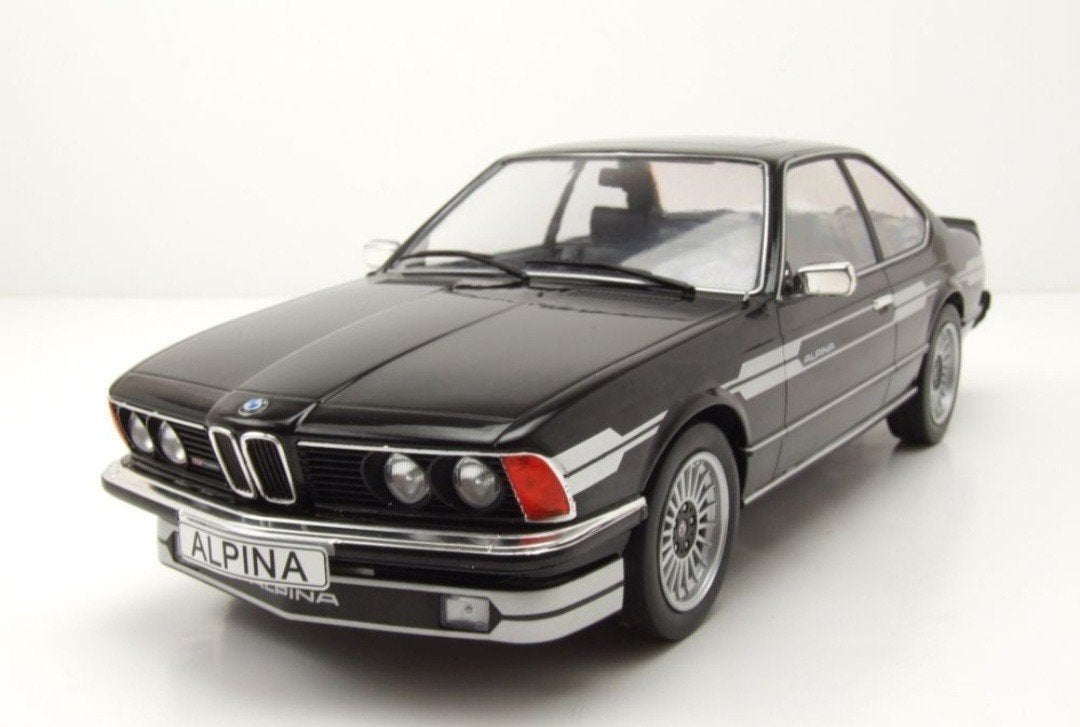 1:18 AANBIEDING! BMW Alpina B7 Turbo (E24) 1980 Zwart MCG 8, Hobby en Vrije tijd, Modelauto's | 1:18, Ophalen of Verzenden, Nieuw
