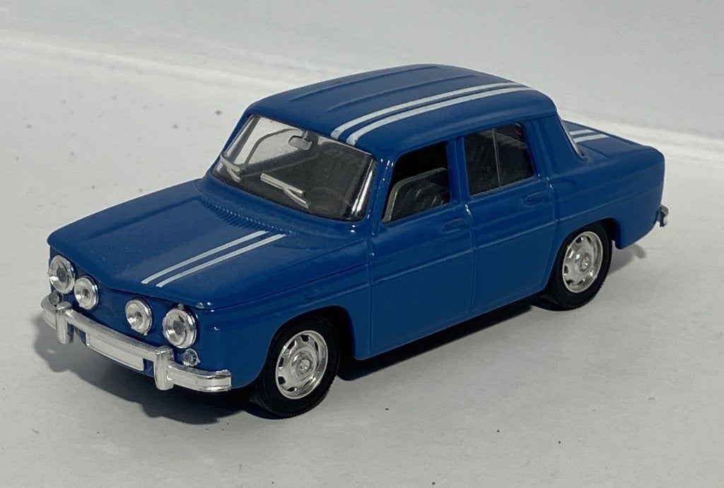 Renault 8. Gordini blauw v. Norev schaal 1:43 zonder doosje., Ophalen of Verzenden, Zo goed als nieuw, Auto, Overige merken