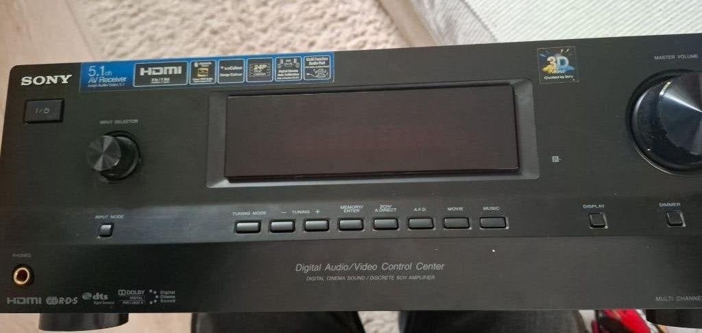 Sony STR-DH510 5.1 av receiver versterker 510 hdmi defect, Gebruikt, 70 watt of meer, Ophalen of Verzenden, 5.1-systeem