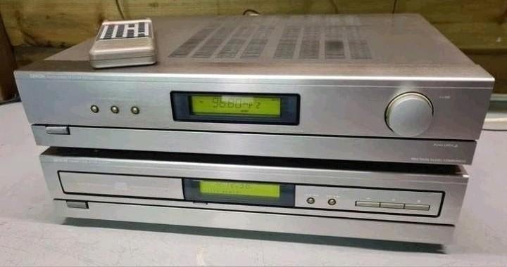 Denon receiver dra-210 + cd speler dcd-210 + afstandsbed., Ophalen of Verzenden, Denon