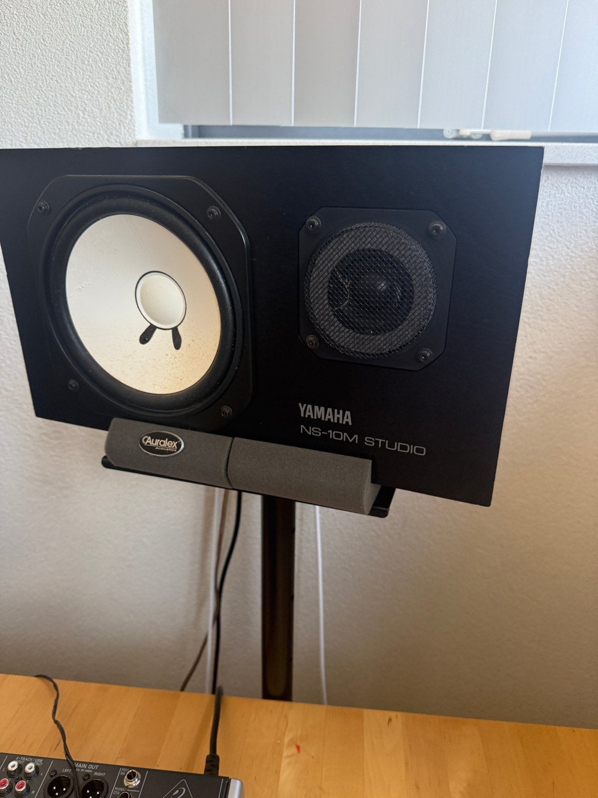 Yamaha NS-10M Studio Monitor Speakers met A100 Versterker, Ophalen, Gebruikt, Studiomonitor, Yamaha