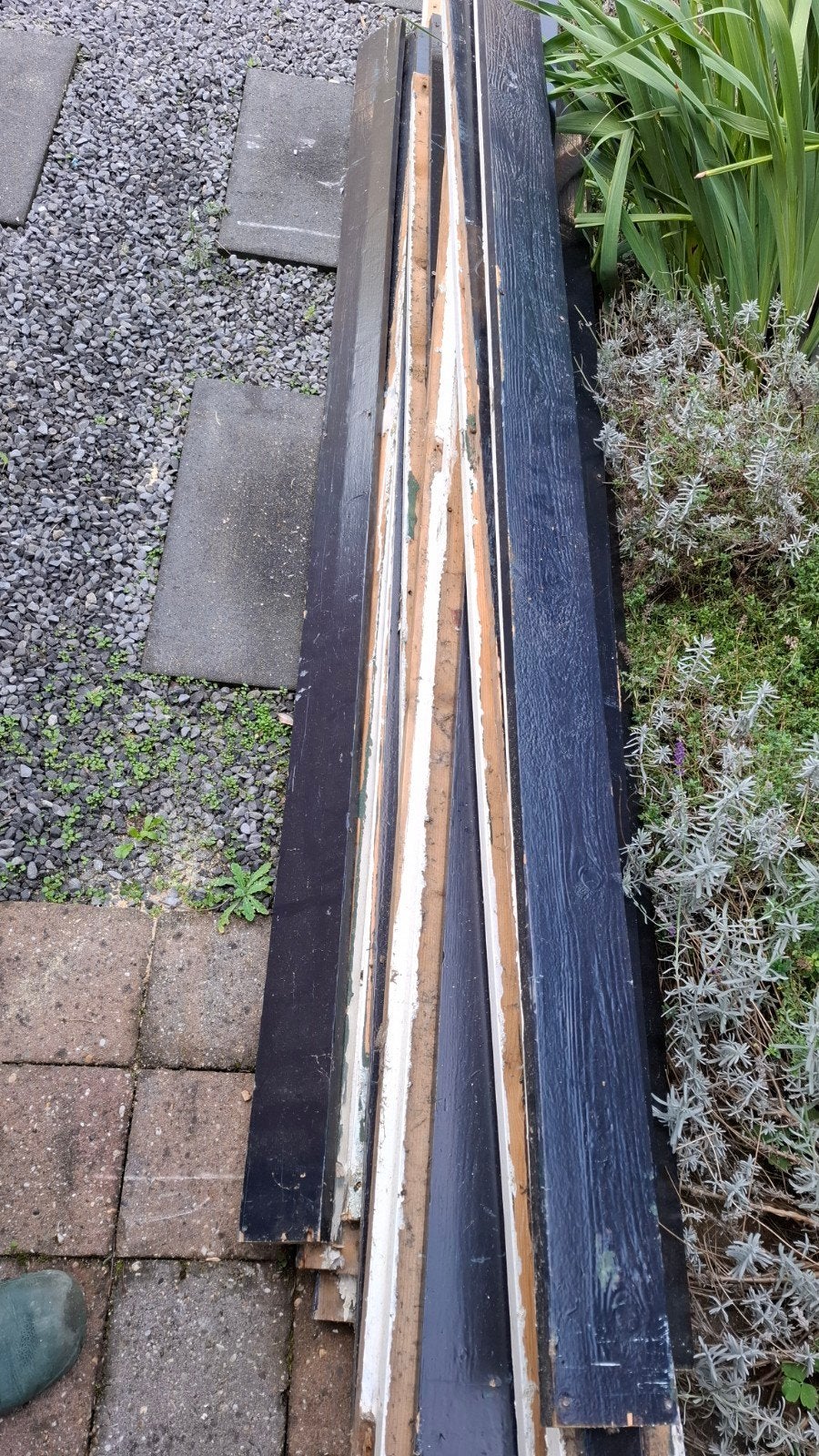 Hardhouten planken *Gratis* 234x11, Ophalen, Gebruikt, Planken, Hardhout