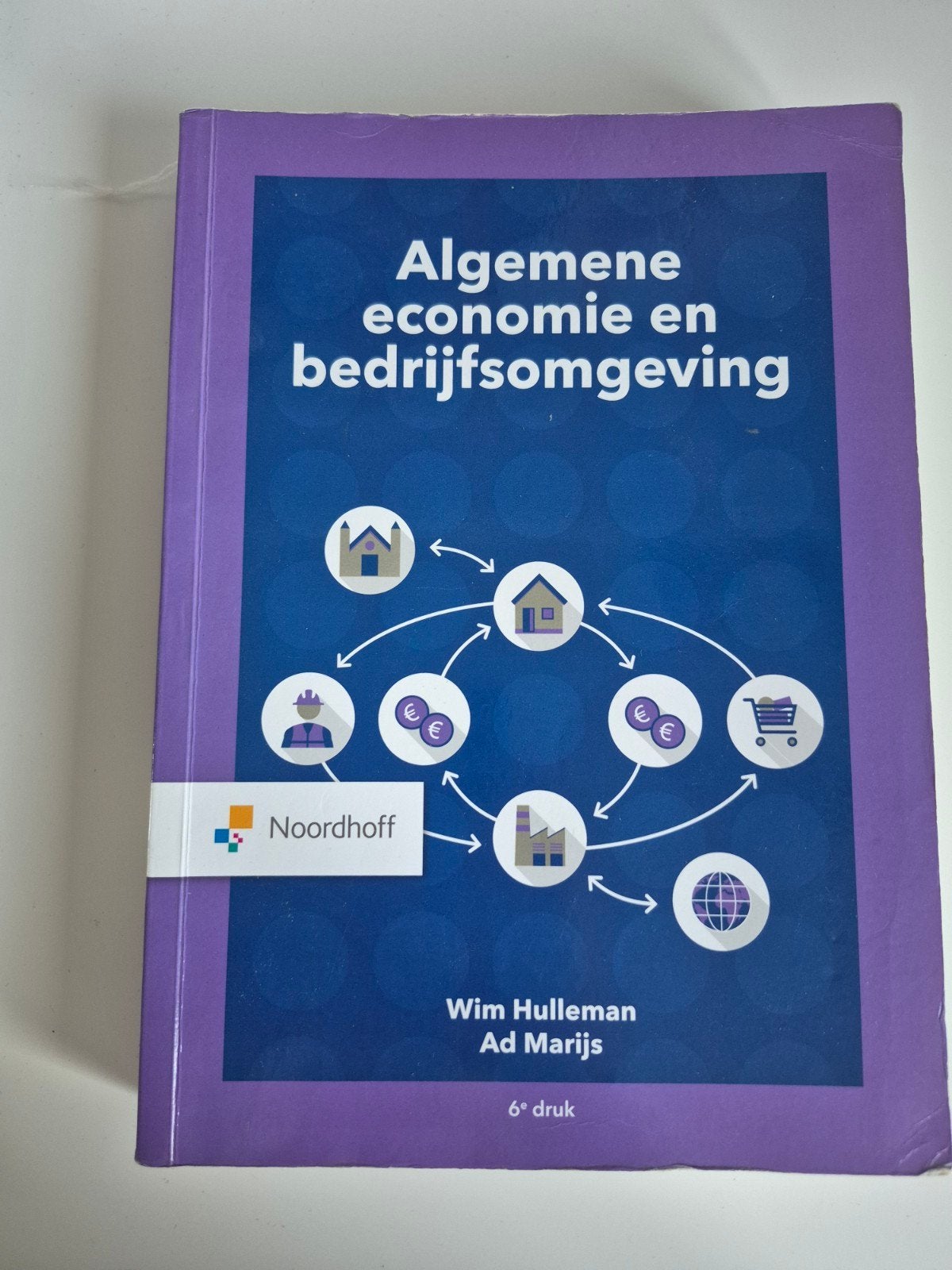 Algemene economie en bedrijfsomgeving - 6e druk, Boeken, Gelezen, Wim Hulleman, Ad Marijs, Gamma, HBO