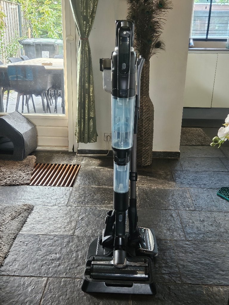 Philips AquaSpin Steelstofzuiger met Dweilfunctie, Witgoed en Apparatuur, Ophalen, Draadloos, Philips, Zo goed als nieuw