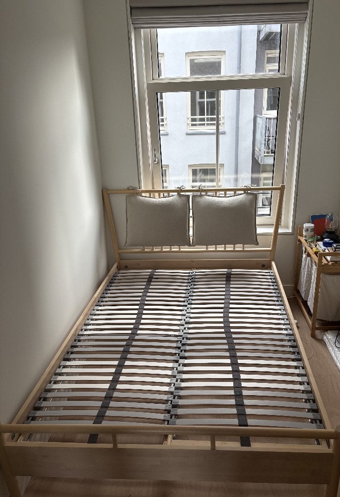 Bed IKEA BJÖRKSNÄS, Huis en Inrichting, Ophalen, Overige kleuren, 210 cm, Tweepersoons
