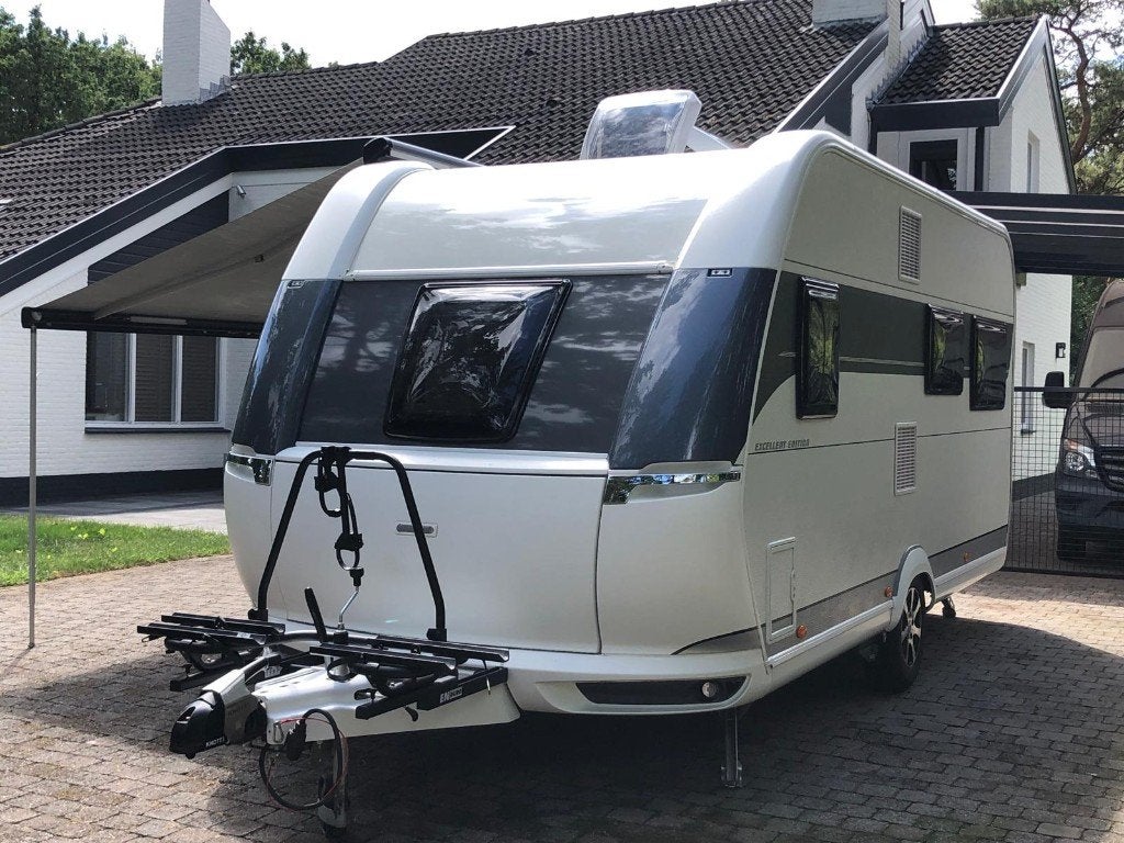 Hobby 460 UFE Excellent Edition 2023 mover airco luifel lmv, Caravans en Kamperen, Omvormbare zithoek, Rondzit, Hobby, Schokbreker