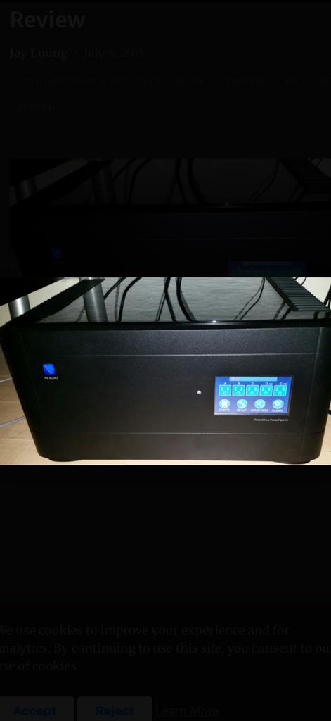 PS audio powerplant p10 zwart, Ophalen, Gebruikt, Overige merken