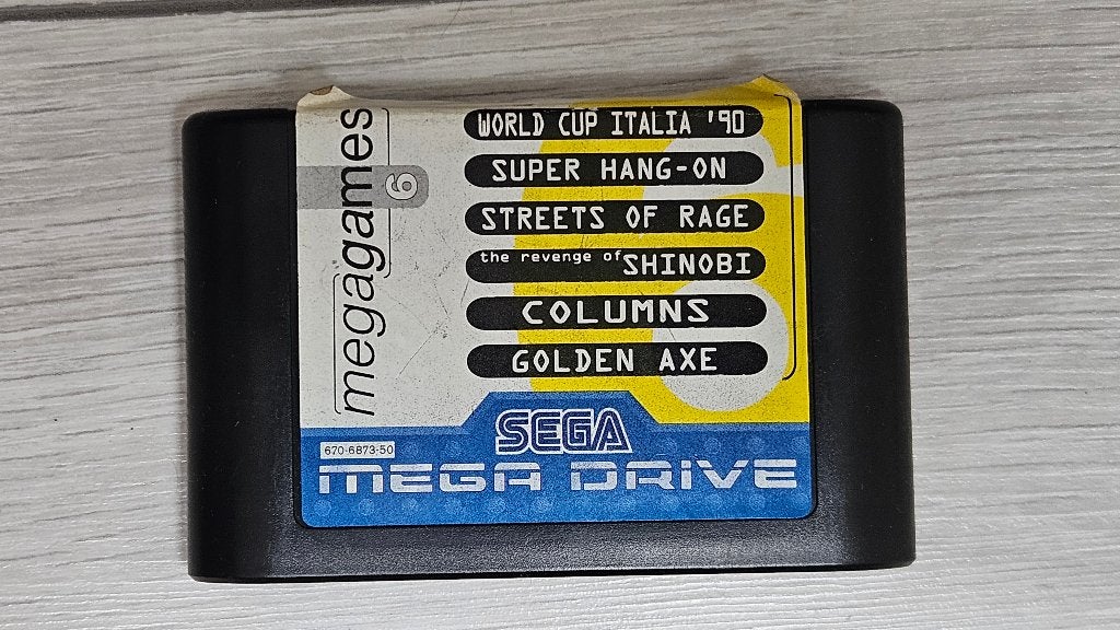 Sega Mega Drive Mega Games 6 – 6 games op 1 cartridge, Spelcomputers en Games, Gebruikt, 1 speler, Ophalen of Verzenden, Vanaf 3 jaar