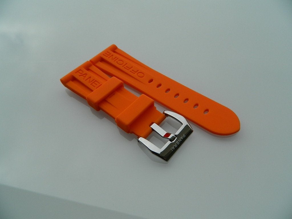 Oranje WK horlogeband 24mm passend Luminor Marina, Sieraden, Tassen en Uiterlijk, Overige Accessoires, Verzenden, Nieuw