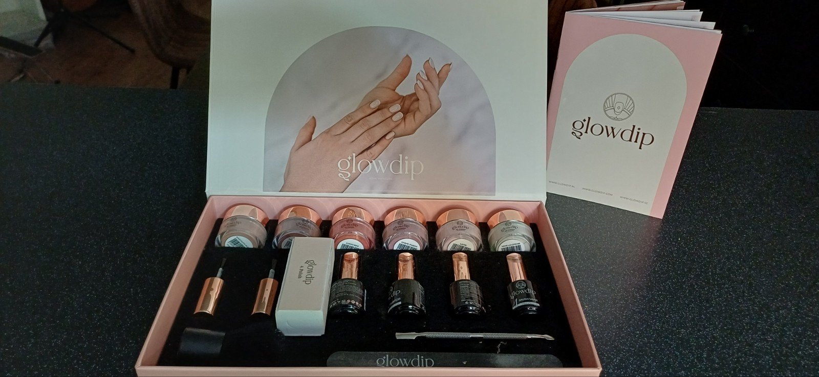 Glowdip Dipping Powder Starter Kit - Nieuwstaat, Ophalen of Verzenden, Zo goed als nieuw, Overige typen