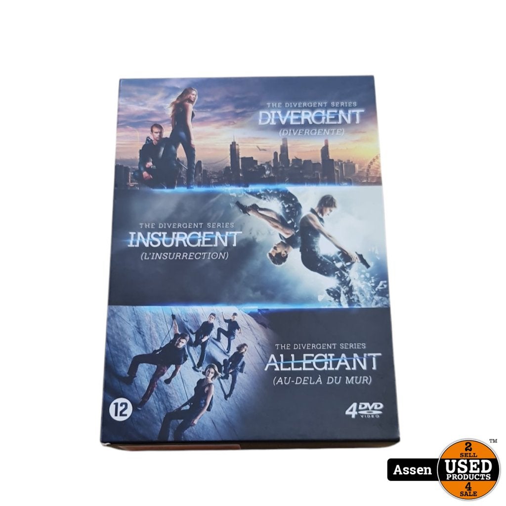 Divergent Trilogy DVD Box, Gebruikt