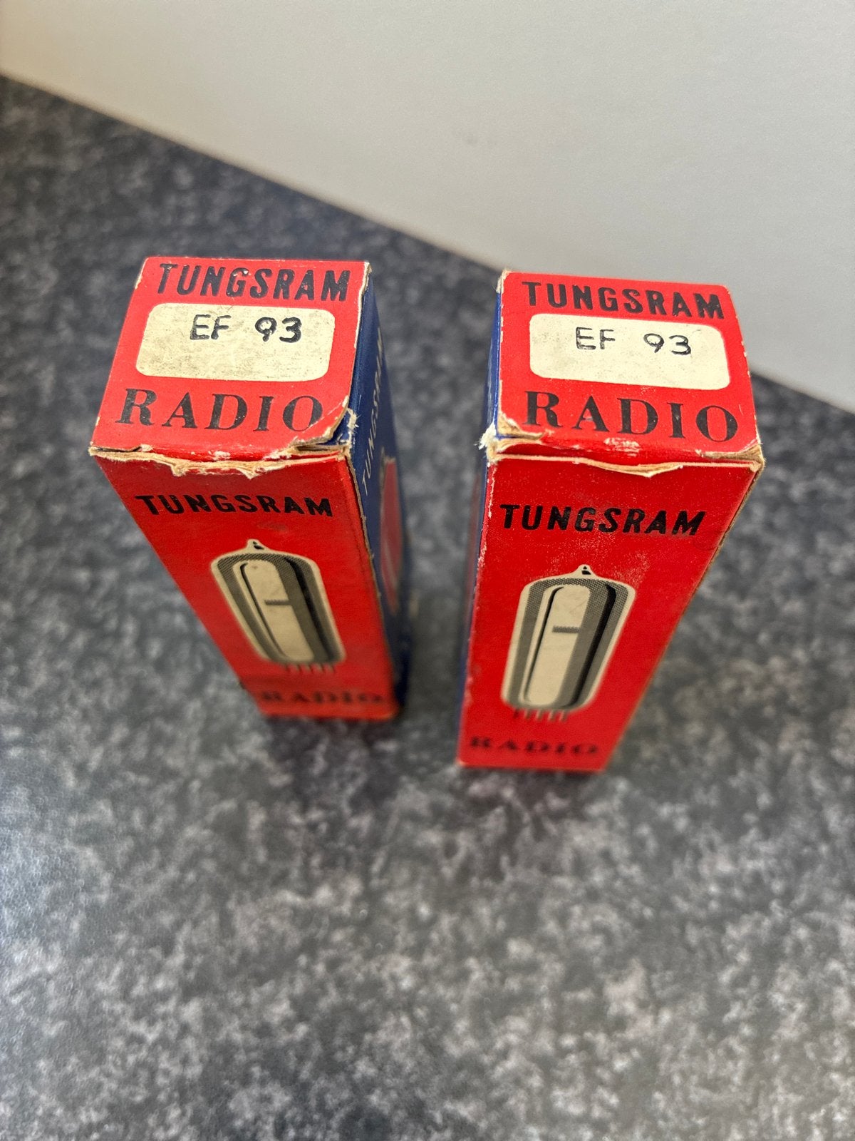Tungsram EF93 Radiobuizen (2 stuks) NOS, Ophalen of Verzenden, Nieuw, Overige typen