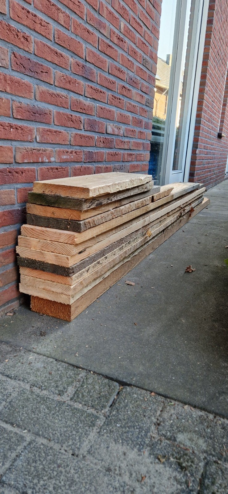 Diverse partij gebruikte houten planken, Ophalen, Gebruikt, 25 tot 50 mm, 250 tot 300 cm