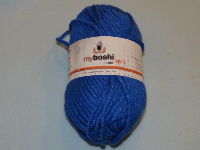 Nieuwe bol MyBoshi Original No 1 garen blauw 30% wol, Hobby en Vrije tijd, Breien en Haken, Ophalen of Verzenden, Nieuw, Breien of Haken