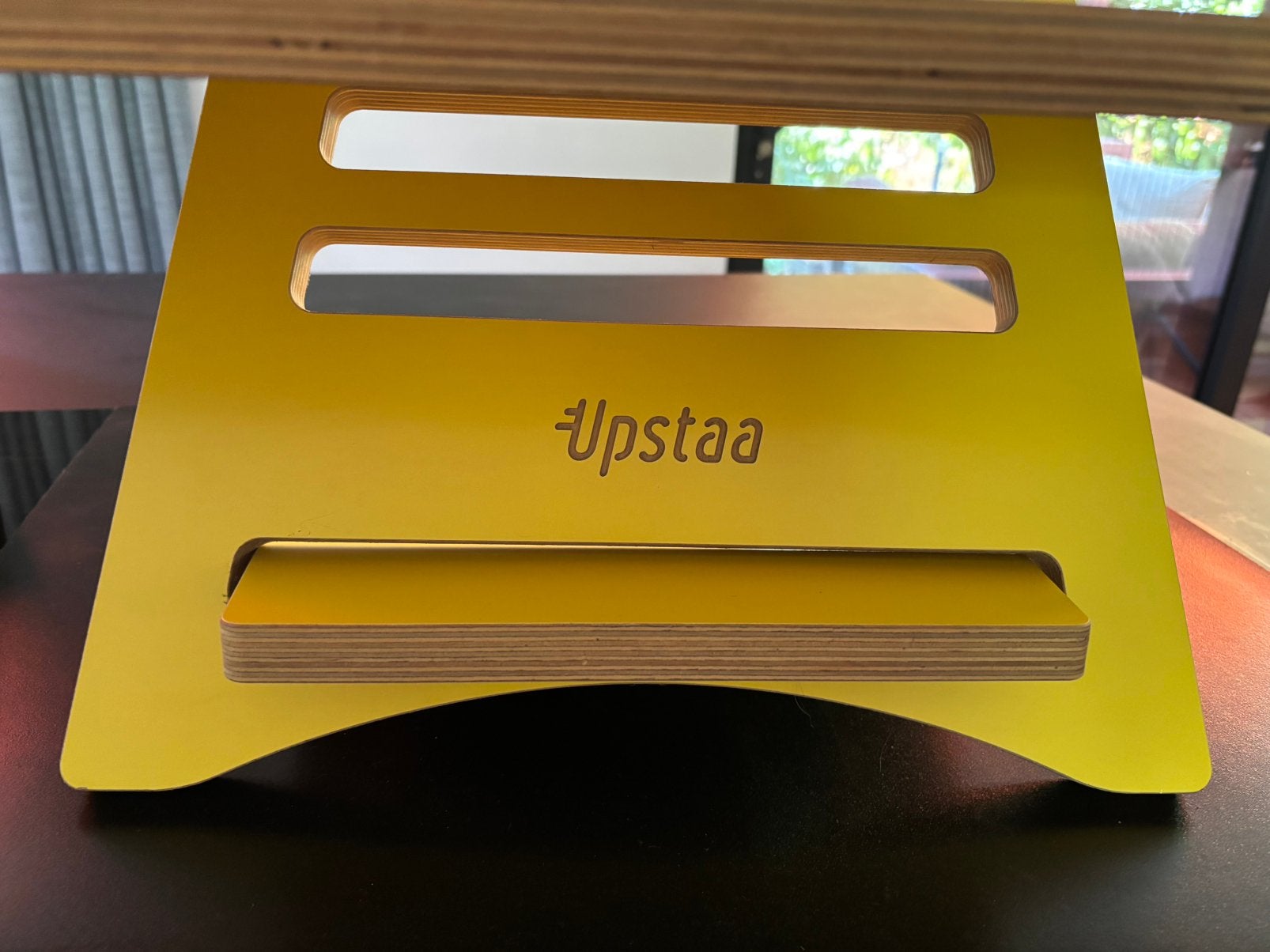 upstaa bureau verhoger geel, Ophalen of Verzenden, Zo goed als nieuw