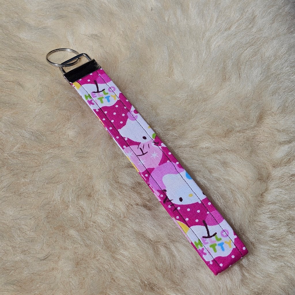 Keyfob sleutelhanger polssleutelhanger Hello Kitty, Ophalen of Verzenden, Nieuw