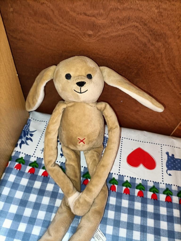 Hema konijn knuffel met magneten in handen 36 cm groot, Kinderen en Baby's, Speelgoed | Knuffels en Pluche, Ophalen of Verzenden