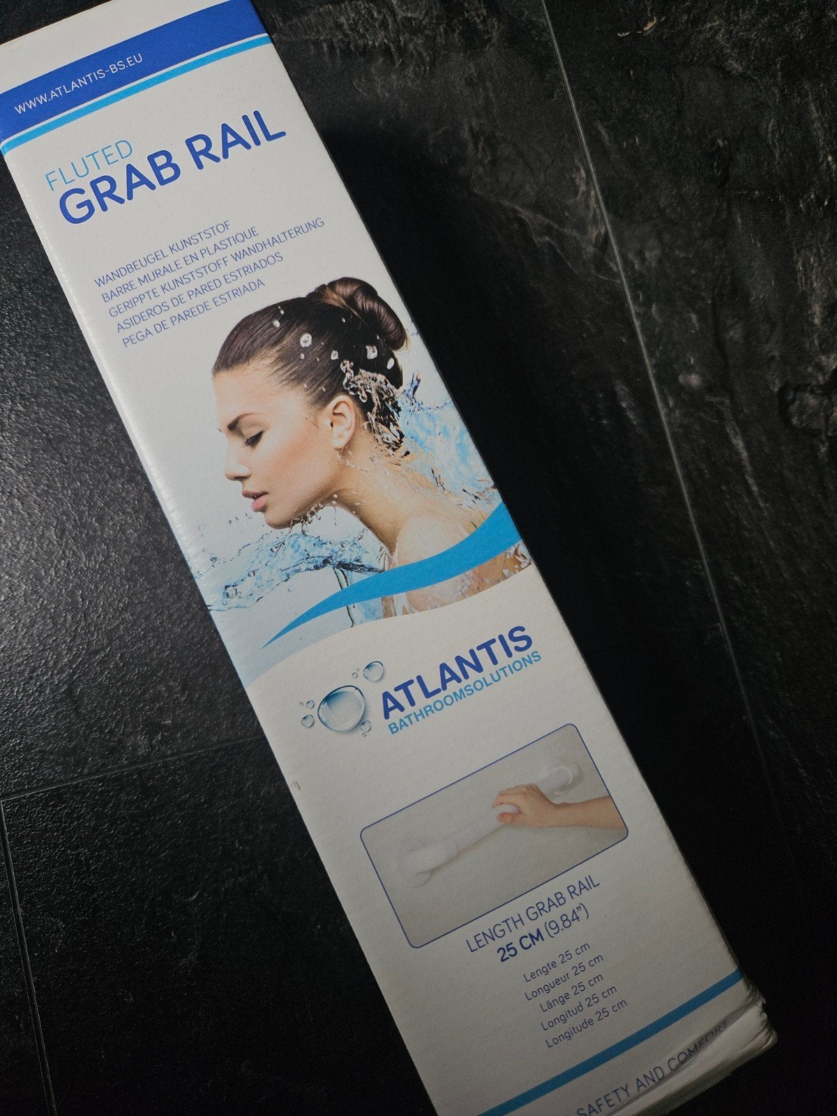 veiligheids handgreep Atlantis Fluted Grab Rail - 25 cm - Wi, Ophalen of Verzenden, Nieuw, Koper, Overige typen