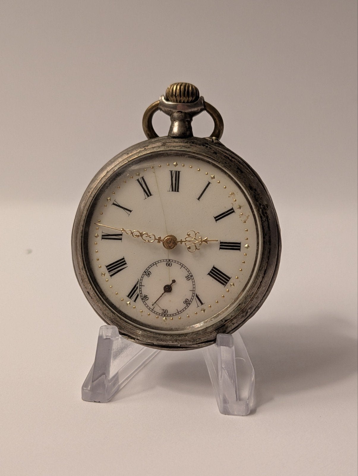 Antiek Zakhorloge - Klassiek Design, Overige merken, Overige materialen, Zakhorloge, Ophalen of Verzenden