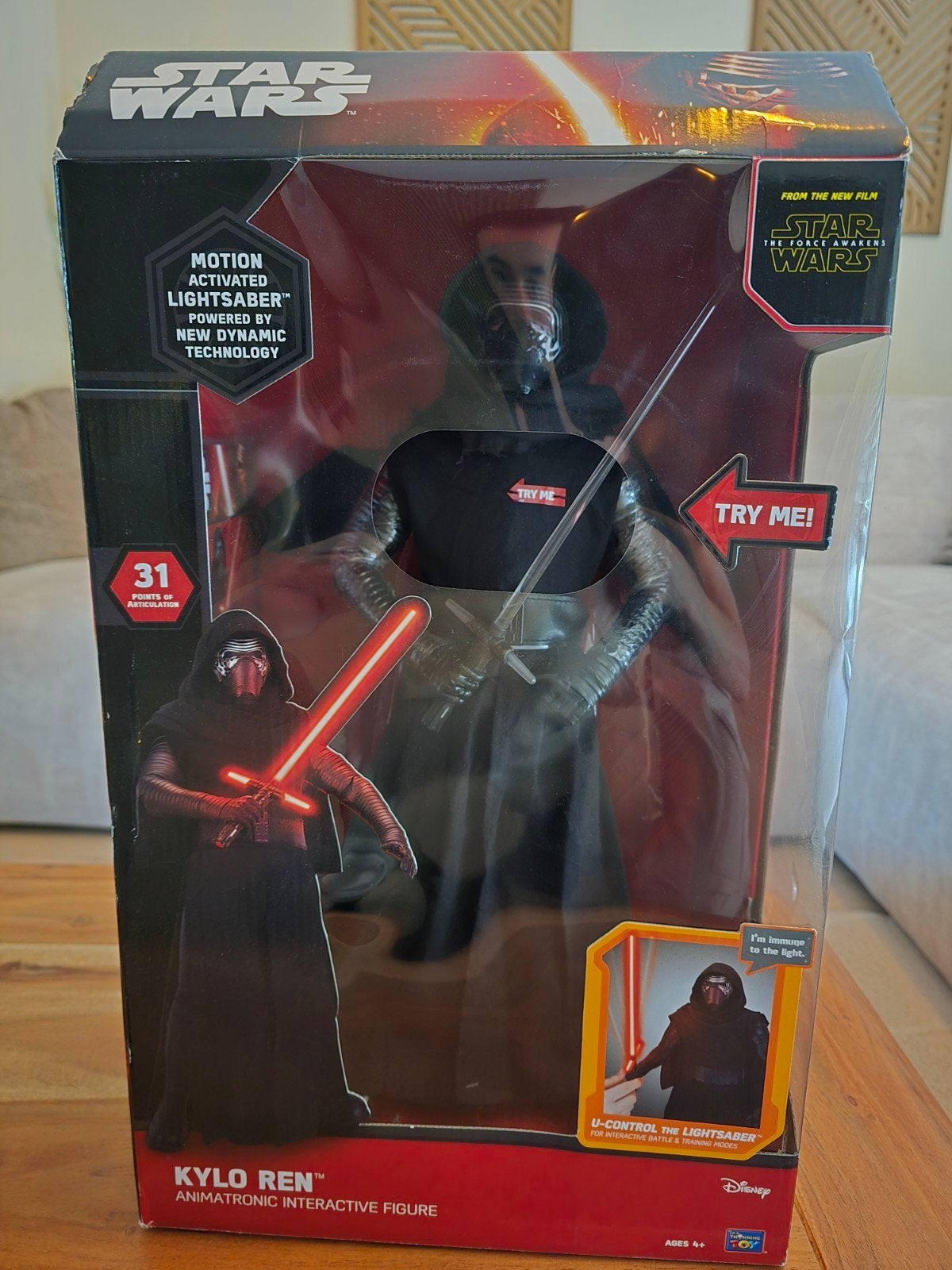 Star Wars Kylo Ren Animatronic Interactief Figuur, Ophalen of Verzenden, Nieuw, Actiefiguurtje