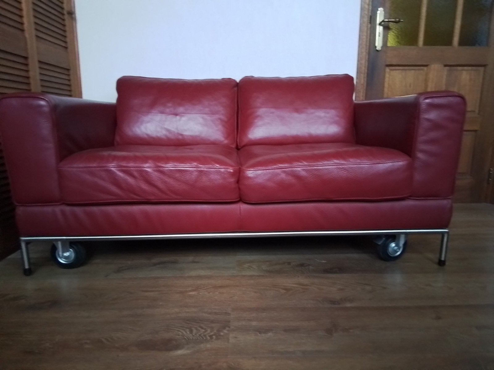 design tweezits bank, Ophalen, 150 tot 200 cm, Tweepersoons, Zo goed als nieuw