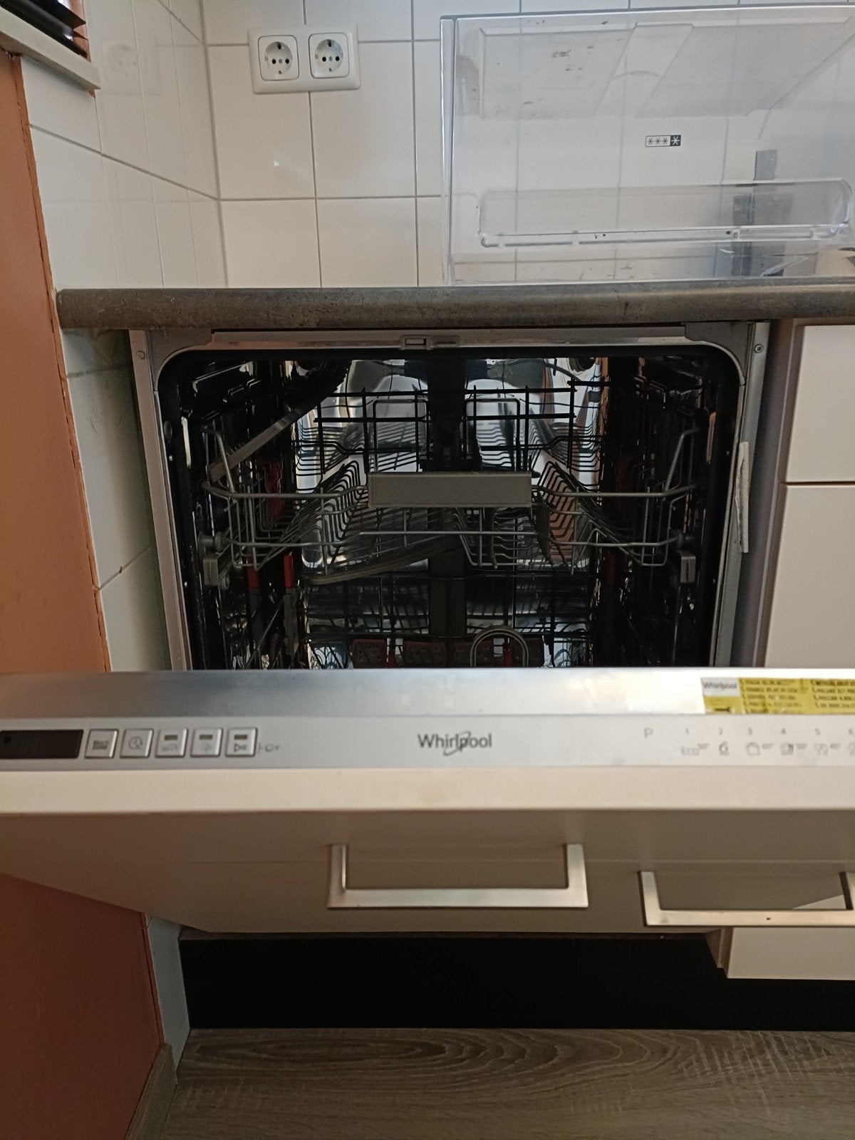 Whirlpool WIC 3C33 PE inbouw vaatwasser met 2 jaar garantie, Ophalen, 60 cm of meer, Zo goed als nieuw, Inbouw