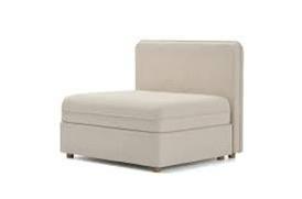 IKEA Vallentuna 1 persoons slaapbank, Huis en Inrichting, Ophalen, Eenpersoons, Beige, 190 cm of minder