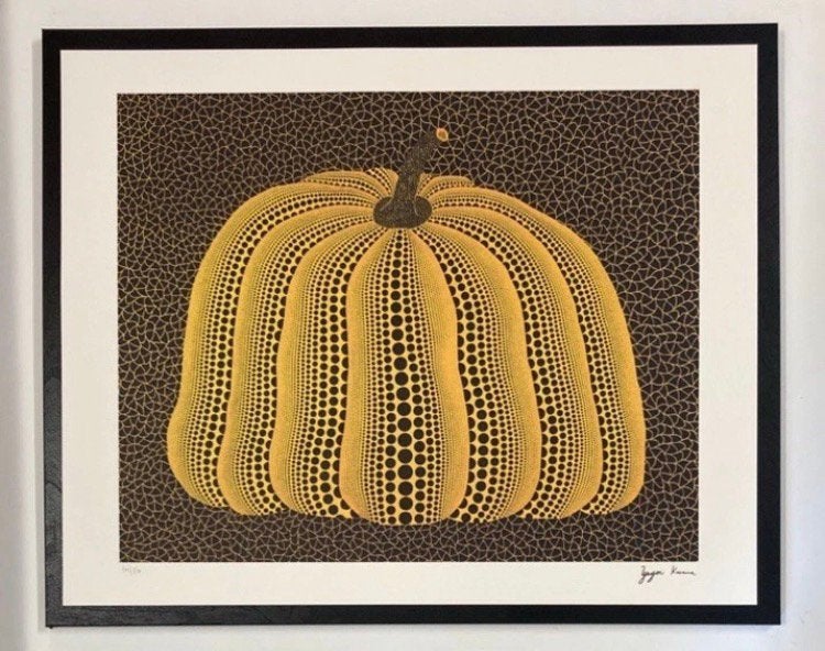 Yayoi Kusama : litho (40 bi 50 cm), Ophalen of Verzenden