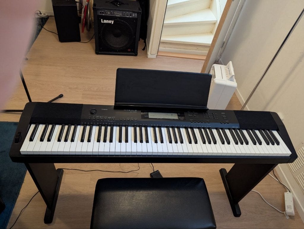 Casio CDP-220R digitale piano keyboard, Ophalen, Zo goed als nieuw, Zwart, Piano