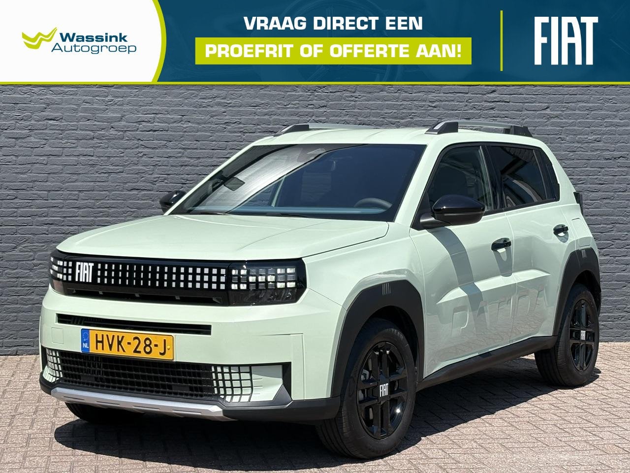 Fiat Grande Panda 1.2 Hybrid ICON | Automaat | 1e Eigenaar |, Stof, Parkeersensor, Origineel Nederlands, Bedrijf