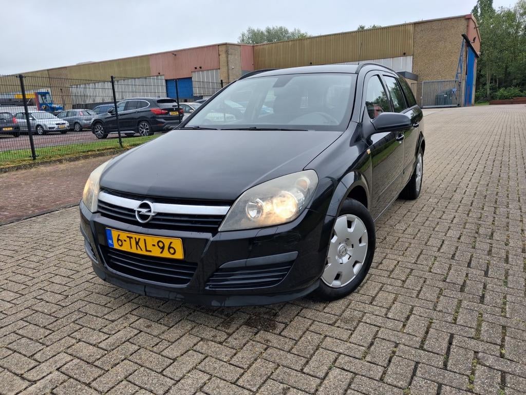 Opel Astra 1.4 16V  Business St.wgn. 2007 Zwart, Auto's, Opel, Voorwielaandrijving, Stof, Zwart, 4 cilinders