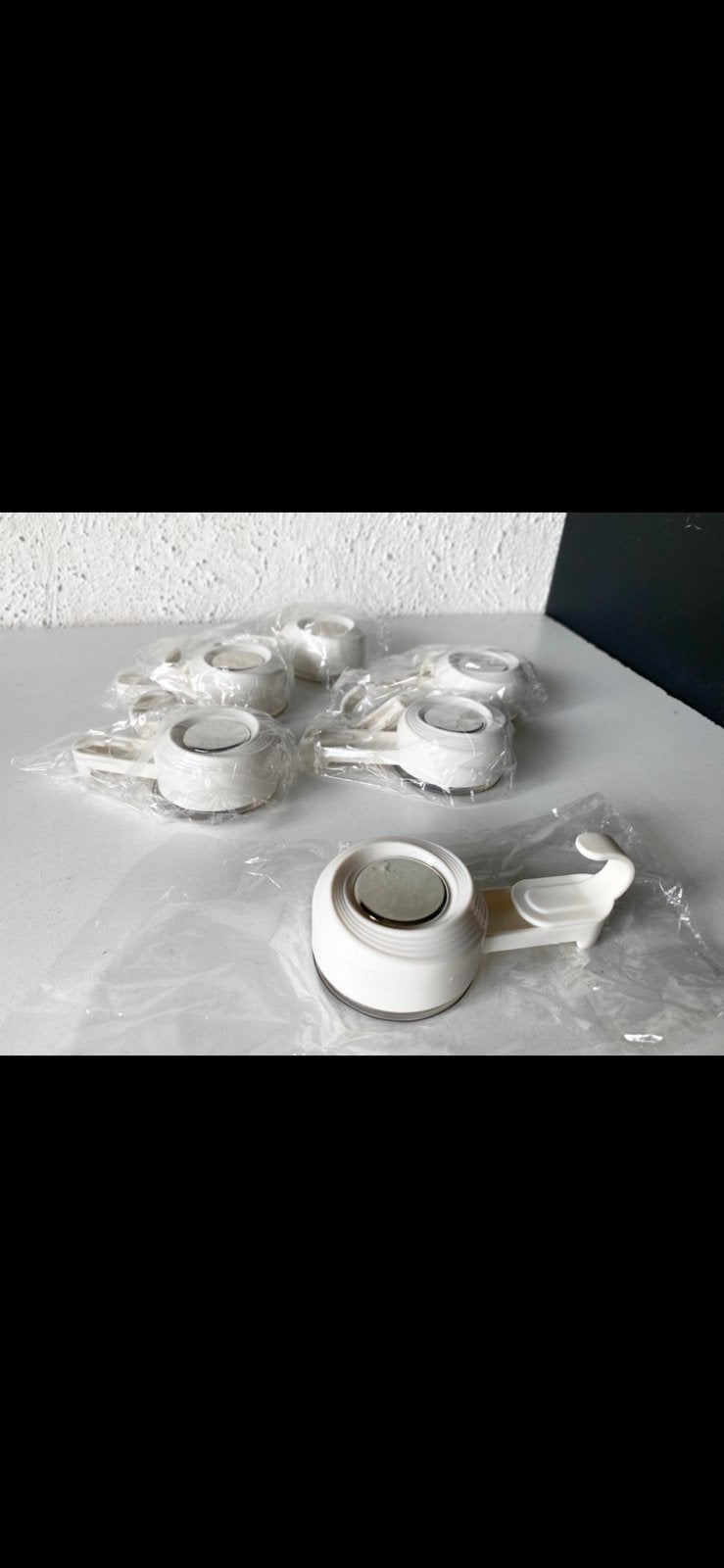 6-delige set:  STERKE ZUIGNAP-OPHANGHAKEN, Nieuw, Kunststof, Ophalen of Verzenden, Modern