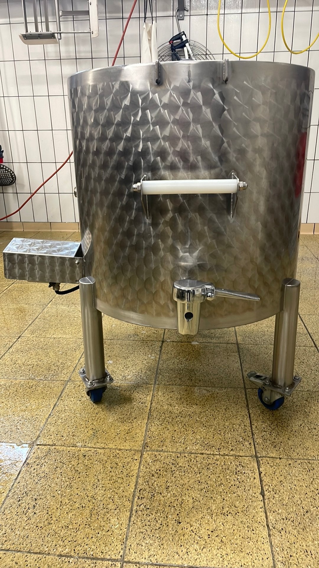 Geheel rvs Spako kookketel glycerine, Ophalen